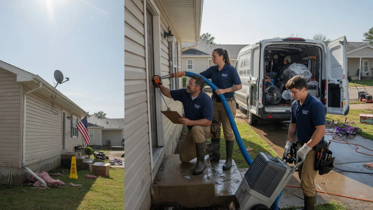 Ceiling Water Damage Restoration in Winnebago, WI near me